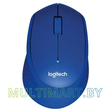 Мышь Logitech M330 Silent Plus (синий)